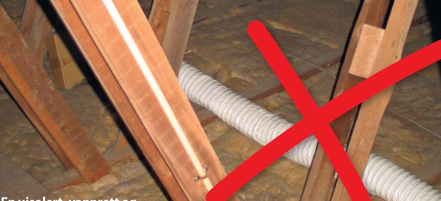 Isolere ventilasjonsrør Isolasjon ventilasjonsrør